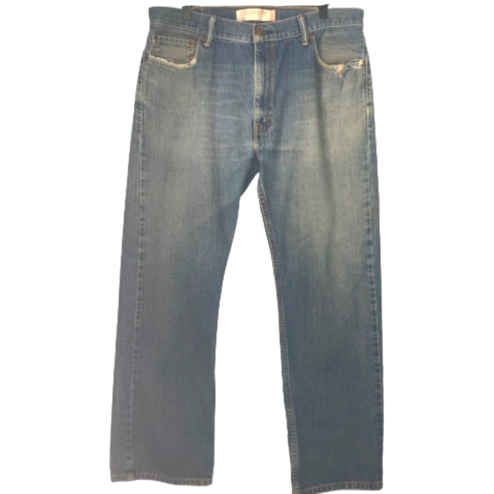 Levi's 505 Straight Fit Jeans Men's 36x30 Medium Wash Blue Regular Denim